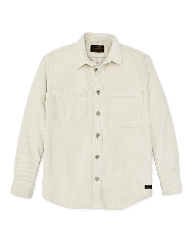 6-wale Corduroy Shirt - Stone