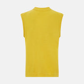 Canary Fine Merino V Neck Vest