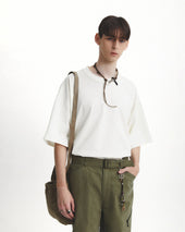 Cut Out Boxy T Shirt