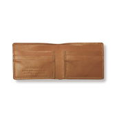Bridle Leather Bi-fold Wallet - Tan Leather