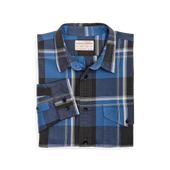 Lightweight Alaskan Guide Shirt - Blue / Faded Black / White Plaid