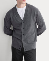 All-Year Cardigan | Heather Mid Charcoal