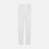 White Linen Henry Trousers