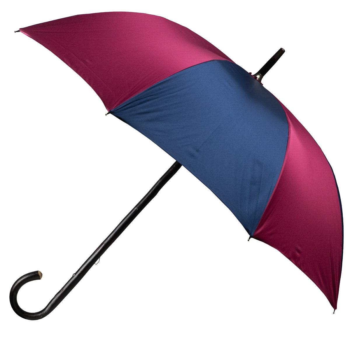 Shibumi X Mario Talarico Umbrella Burgundy Stripe Chestnut