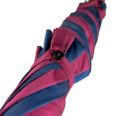 Shibumi X Mario Talarico Umbrella Burgundy Stripe Chestnut