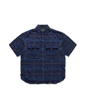 Army Field Half Shirts Multi Blue Check