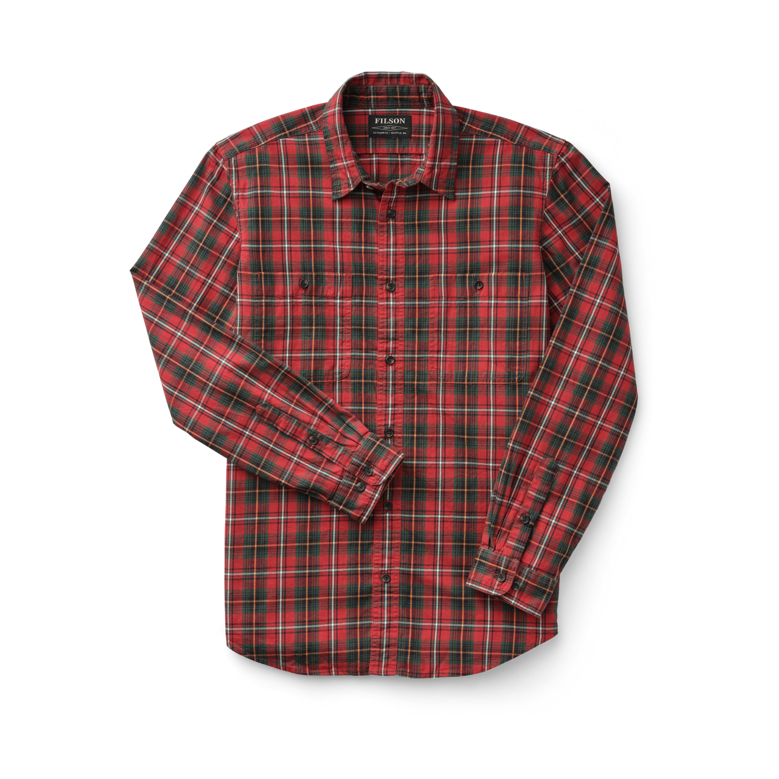 Wildwood Shirt - Red/black/flame Plaid