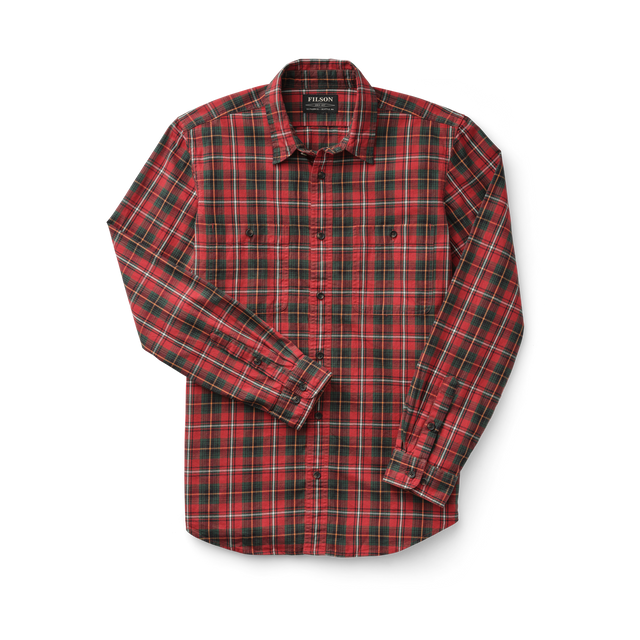 Wildwood Shirt - Red/black/flame Plaid