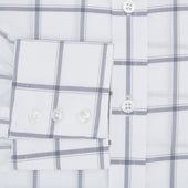 Grey Grid Check Mayfair Shirt