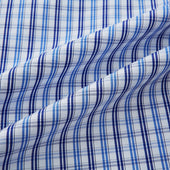 And Navy Multi Check Piccadilly Shirt