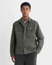 Utility Shirt Jacket | Washed Black