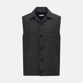 Ash Collared Linen Waistcoat
