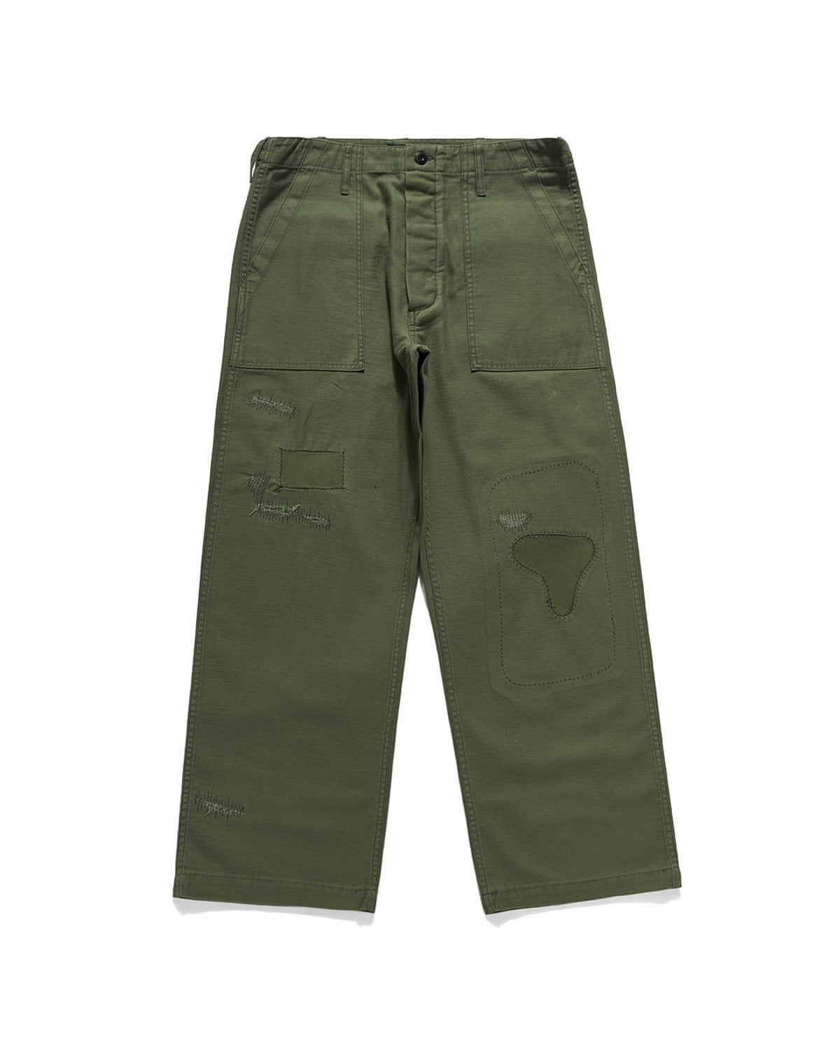 Damaged Fatigue Pants Backsatin