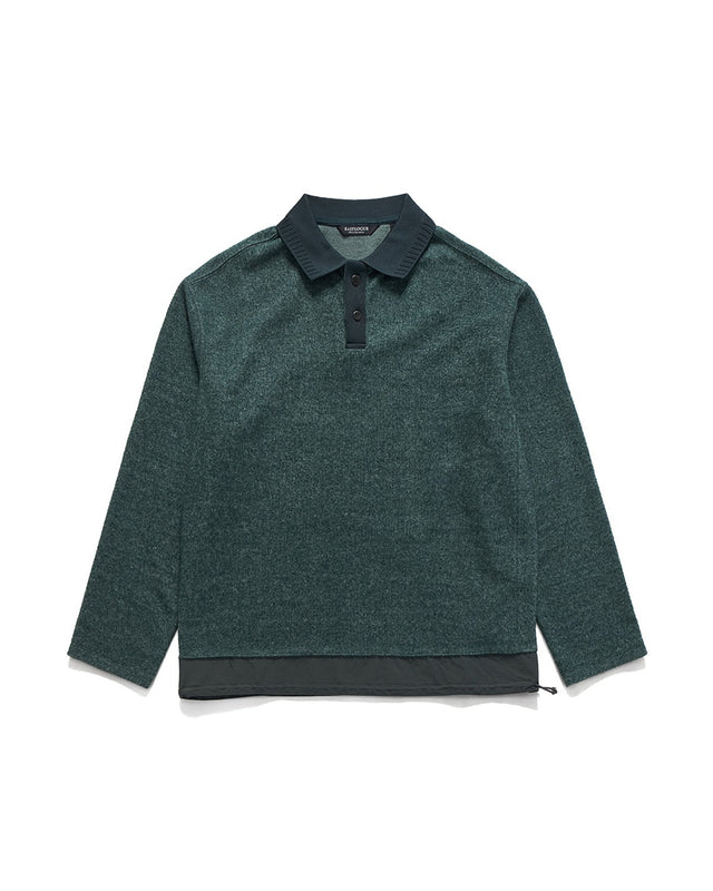 FUNCTIONAL RELAXED POLO SHIRT / GREEN