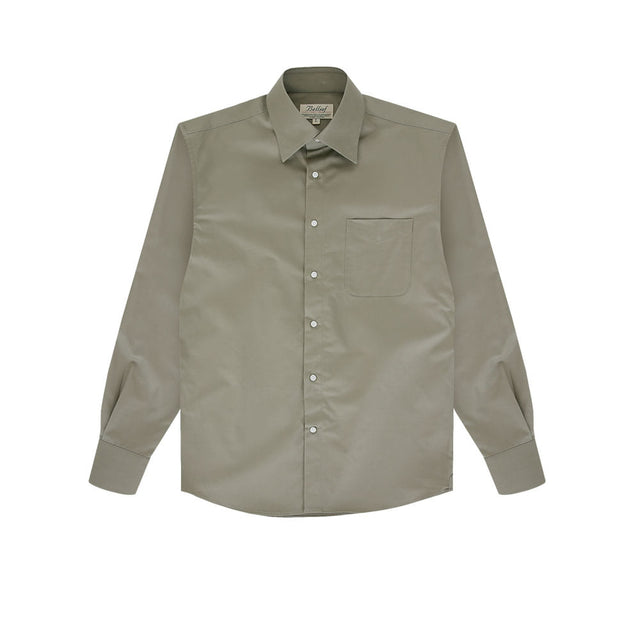 Essential Gaberdine cotton shirts (Olive)