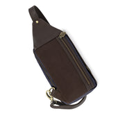 Pequeno Crossbody Bag Leather And Canvas