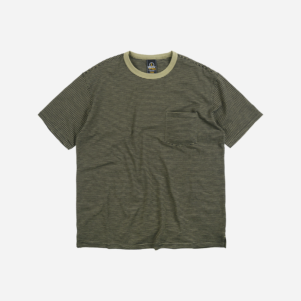Thin Stripe Half Tee