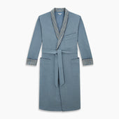 Stripe Collar Cotton Twill Gown