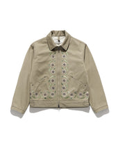 EMBROIDERY SWING JACKET / SAND
