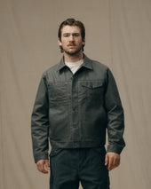 Tin Cloth Short Lined Cruiser Jacket - Castor Gray