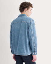 Denim Shacket | Vintage Mid Indigo