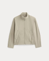 Re:Cycled Nylon Harrington Jacket | Trench Coat Khaki