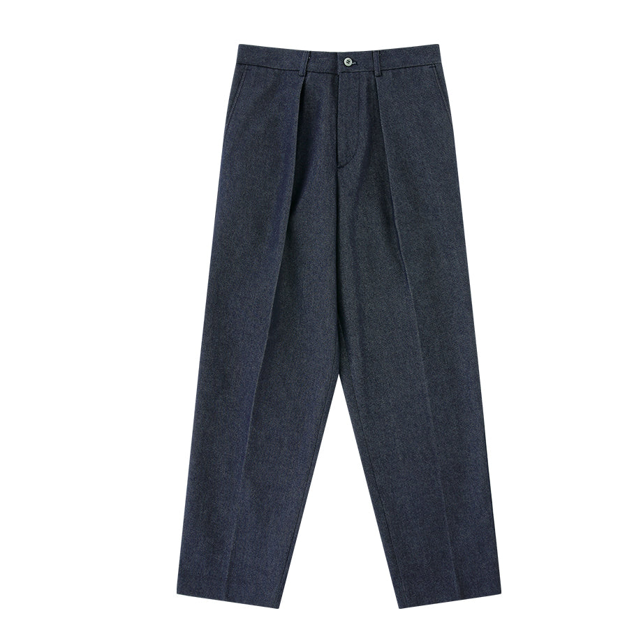Easy Line 1pleats Banding Chino