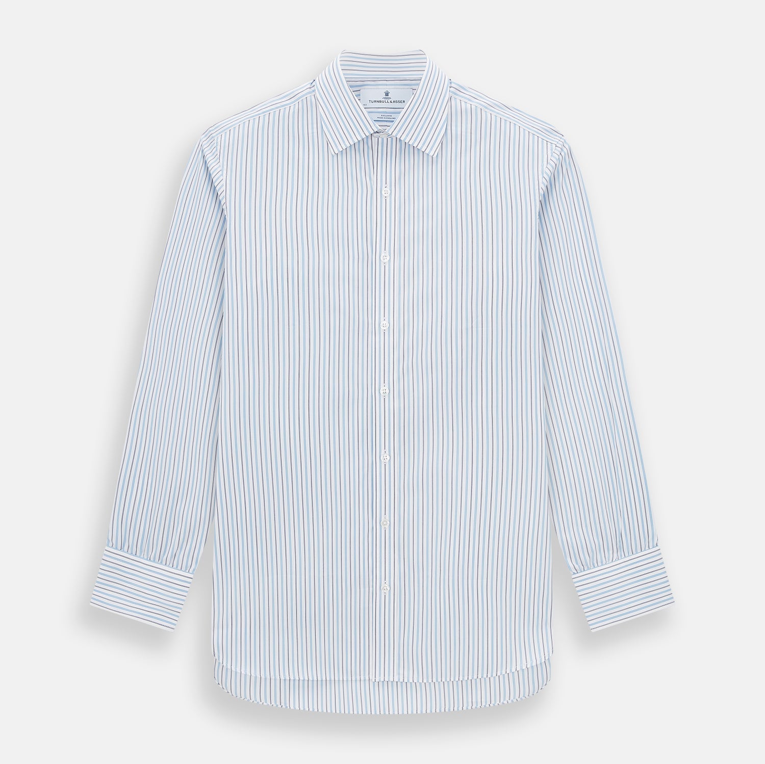 Blue Multi Halo Stripe Mayfair Shirt