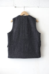 Fujito Hunting Vest Check Navy Check Navy Directors Web Shop Powered By Base