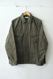 Fujito Jungle Fatigue Jacket Beige Black Green Directors Web Shop Powered By Base