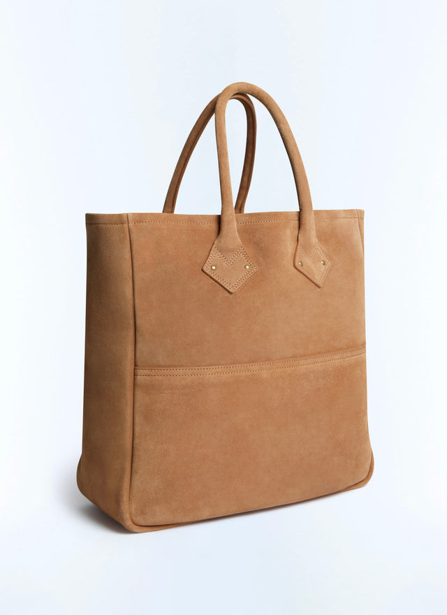 Suede leather bag