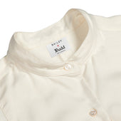 George Plain Silk Neck Band Dress Shirt In