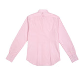 Frank Striped Cotton Pleated Shirt in Pink