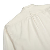 George Plain Silk Neck Band Dress Shirt In