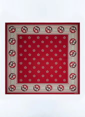 Silk And Wool Bandana With