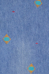 Re Thread Bandito Geometric Embroidery Old Wash Jeans