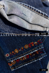 Re Thread Bandito Ocean Wash Jeans