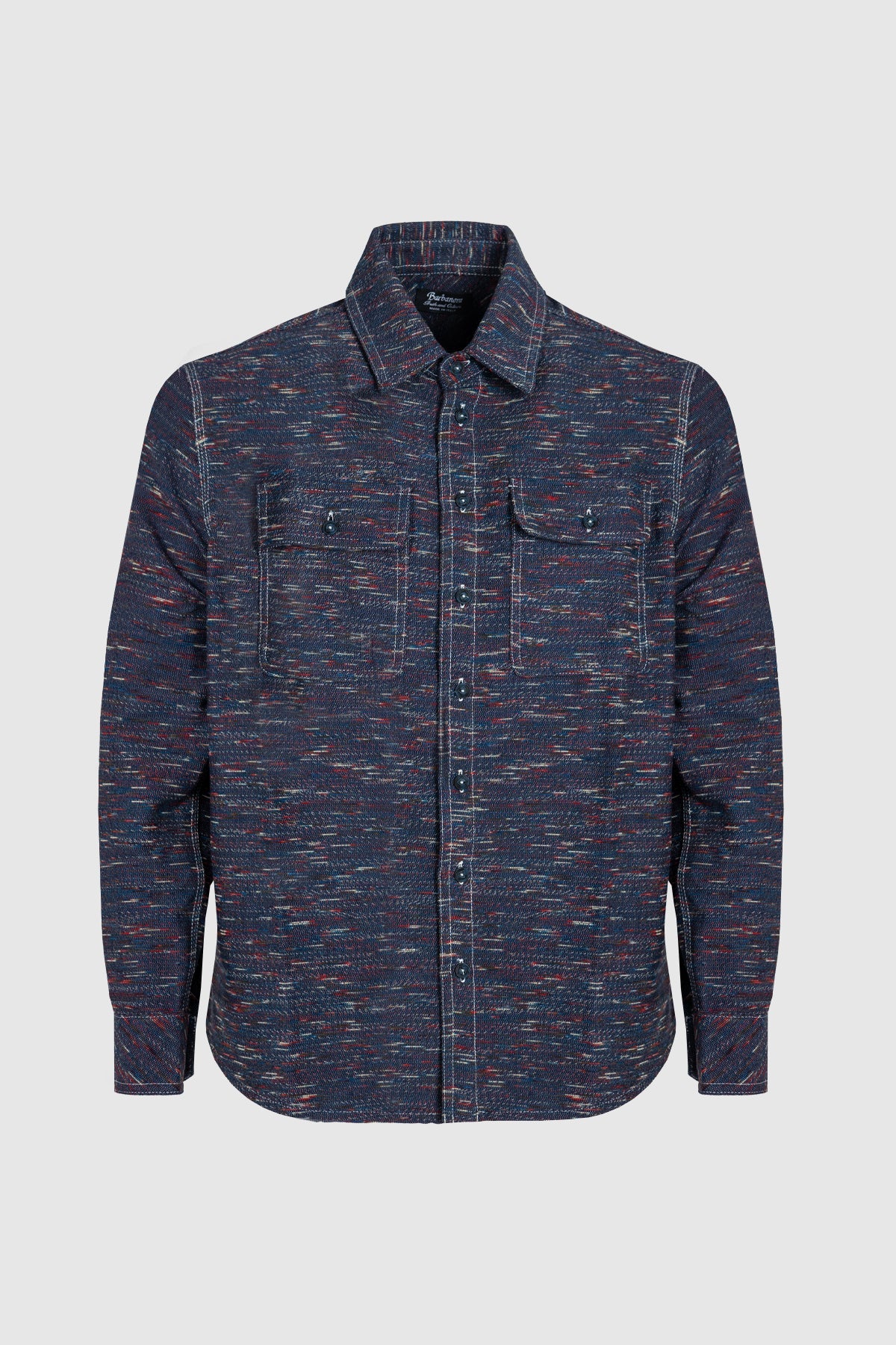 Bruno Slub Red Overshirt