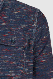 Bruno Slub Red Overshirt