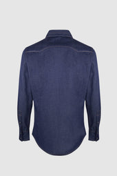 Carlito Camicia Dark Rinsed