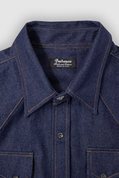 Carlito Camicia Dark Rinsed
