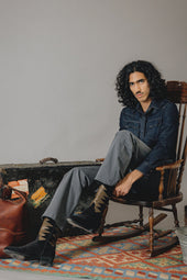Carlito Camicia Dark Rinsed