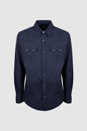 Carlito Western Navy Blue Shirt