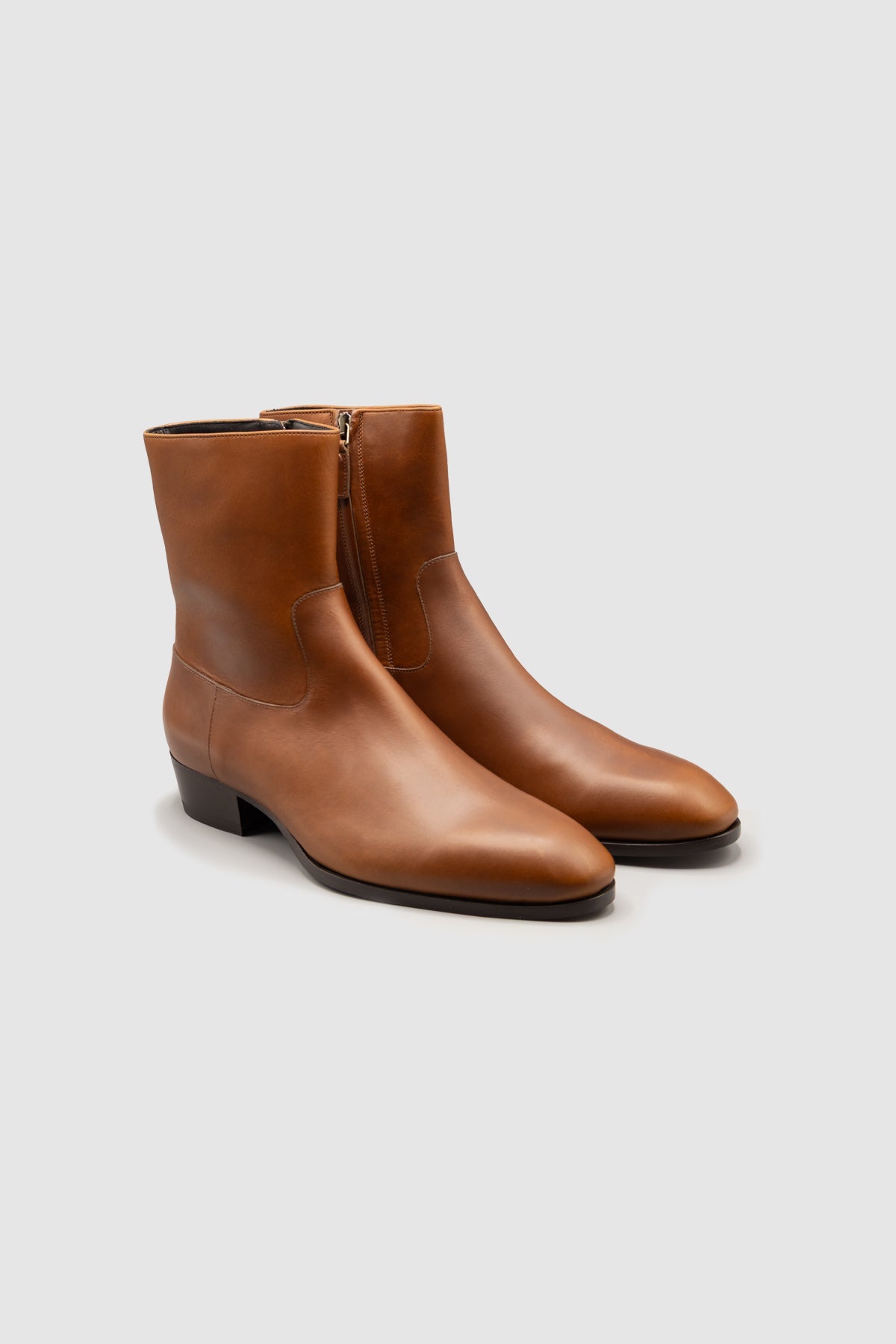 Cash Calf Leather Boots