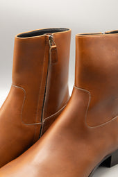 Cash Calf Leather Boots
