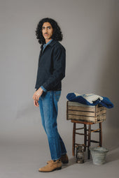 Charles Blue Work Jacket