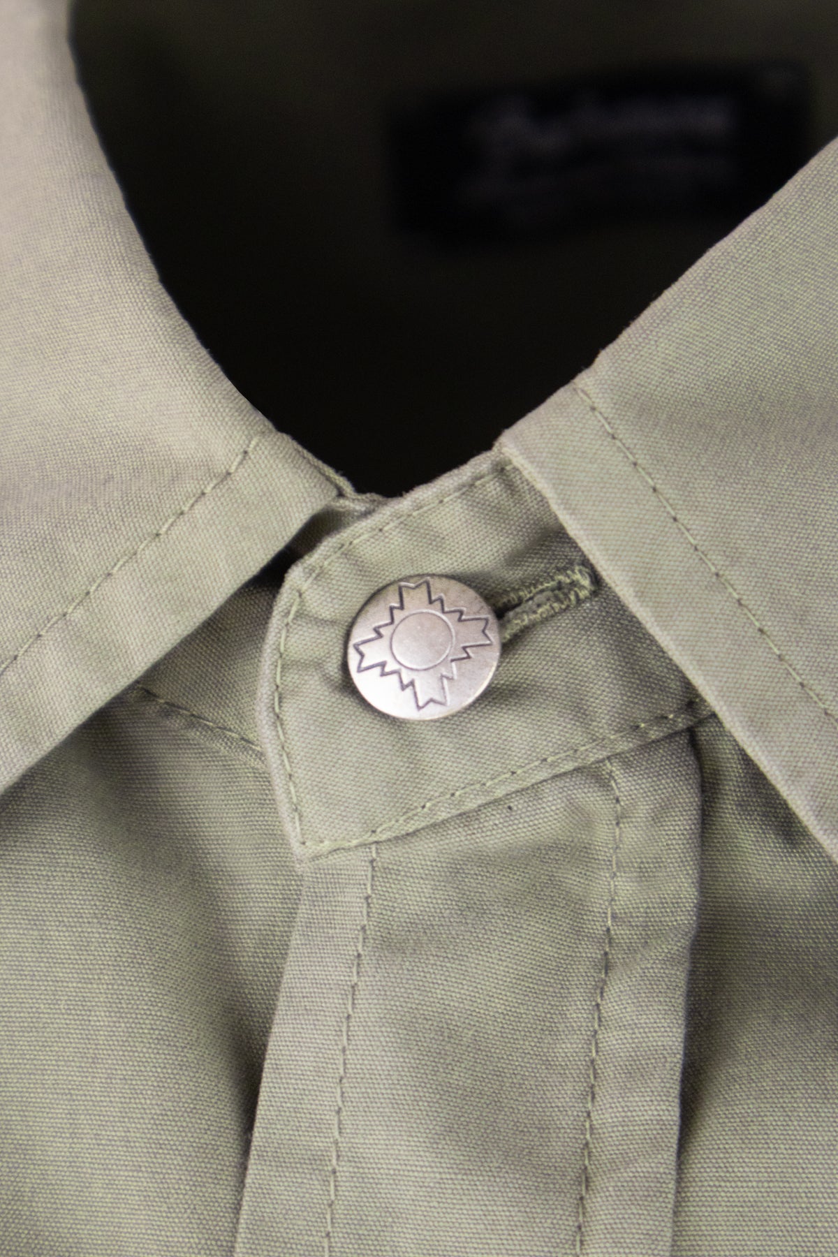 Re Thread Clint Western Army Green Shirt