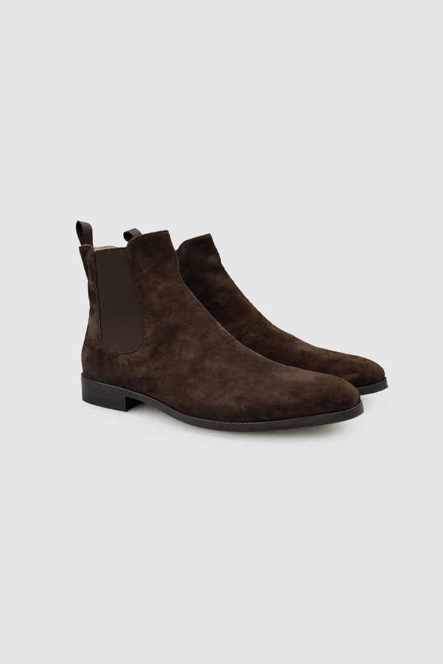 Del Dongo Brown Suede Boots