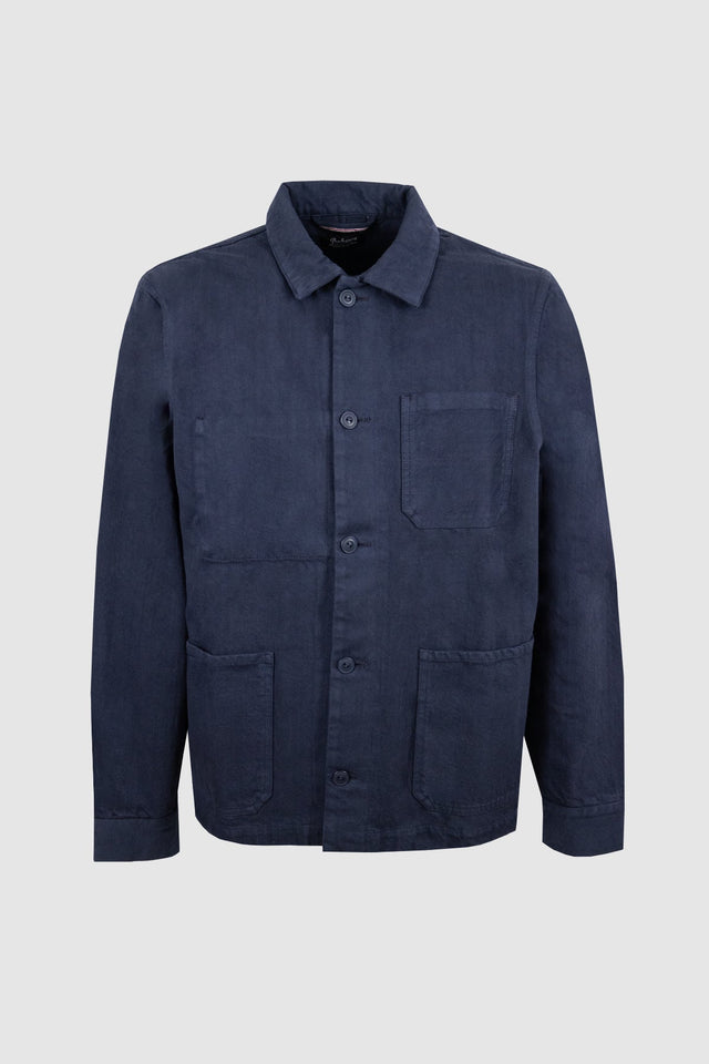 Fallen Blue Navy Selvedge Denim Jacket