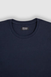 Lewis Blue Raw Cotton T Shirt